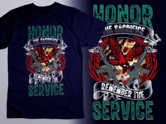 American Veteran Graphic T-shirt Design: Bold Patriotic Appeal