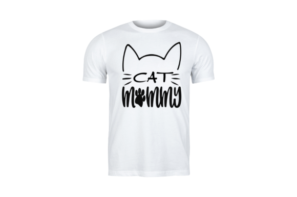 Cat Mummy SVG T-Shirt Graphic Design: Your New Creative Asset