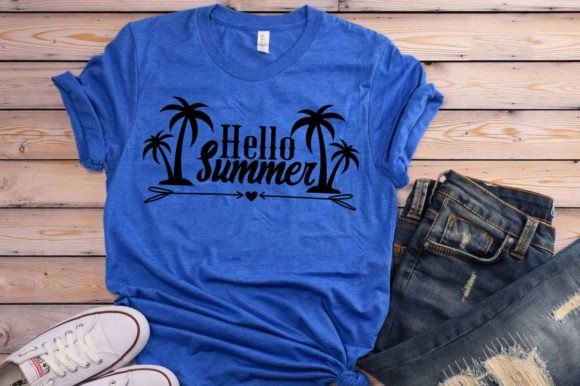 Embrace the Season with Hello Summer - SVG Graphic Design