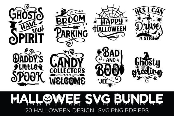 Halloween Bundle | 20 Designs Graphic: A Versatile Asset for Creators
