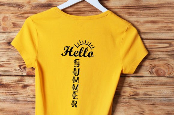 Hello Summer Beautiful Graphic Design for Vibrant Projects
