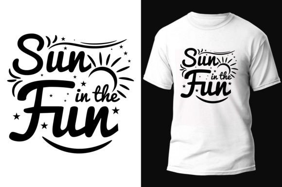 Sun In The Fun: Your Ultimate Summer SVG T-shirt Design Graphic